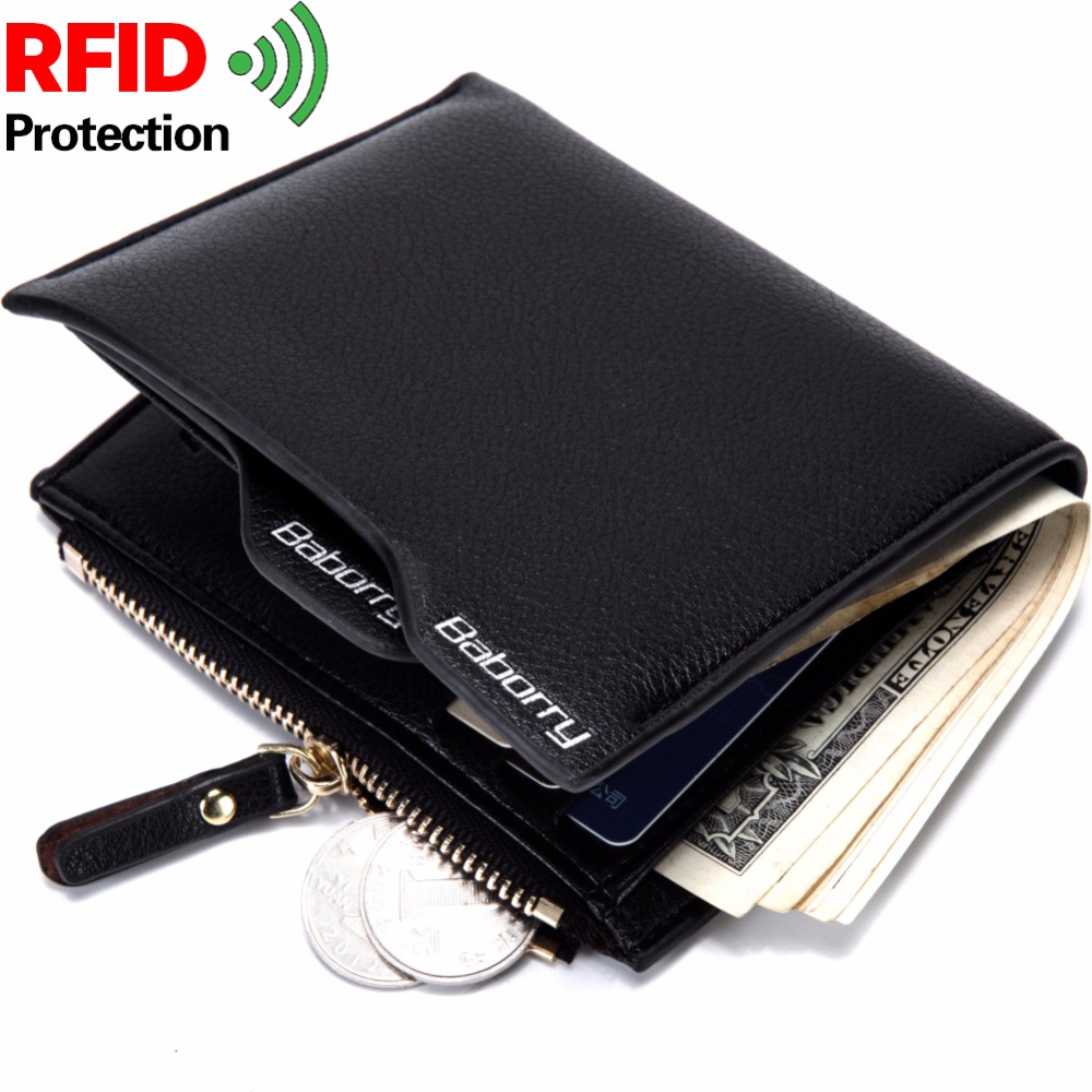 Interior Design Photo - RFID Theft ป้องกันเหรียญกระเป๋าซิปกระเป๋าสตางค์ผู้ชายแบรนด์ที่มีชื่อเสียงกระเป๋าสตางค์บุรุษชายกระเป๋าเงินกระเป๋าสตางค์ออกแบบใหม่กระเป๋าสตางค์ผู้ชายยอดนิยม