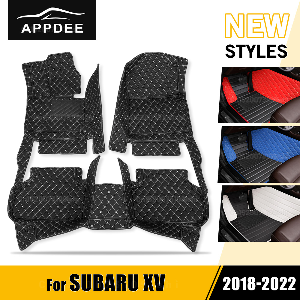 Interior Design Ai - แผ่นปูพื้นรถยนต์สำหรับ SUBARU XV 2018 2019 2020