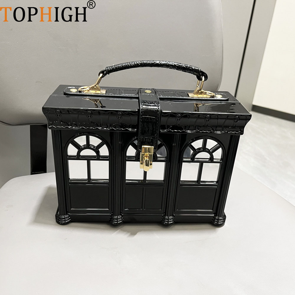Interior Design Course - TOPHIGH ใหม่ผู้หญิงกระเป๋าถือ Luxury Designer House Shape
