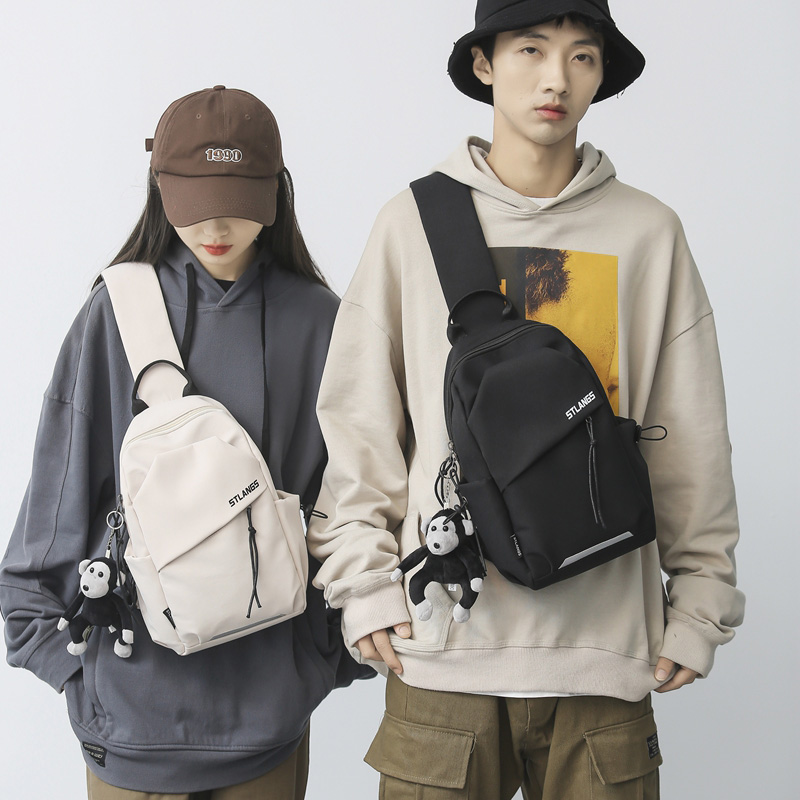 Interior Design Ai - แฟชั่นใหม่Crossbodyกระเป๋าStreet Trend Chest Pack Unisexคุณภาพสูงไนลอนกระเป๋าสะพายยี่ห้อDesignerโทรศัพท์แพ็คกระเป๋า
