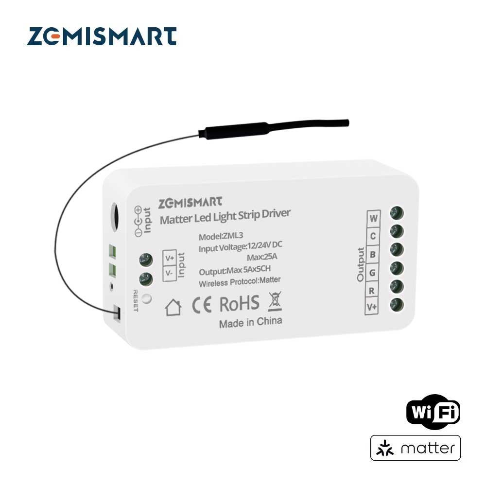 Interior Design Software - ไดรเวอร์ไฟ LED แบบเส้น Zemismart Matter RGBCCT