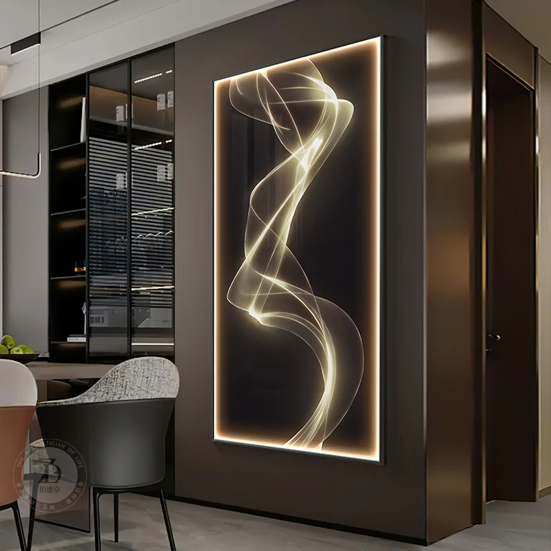 Interior Design Kitchen Modern - โคมไฟติดผนังแบบโมเดิร์นไฟ LED ภาพวาดภายในสำหรับบ้านห้องนั่งเล่นห้องครัวทางเดินตกแต่งห้อง