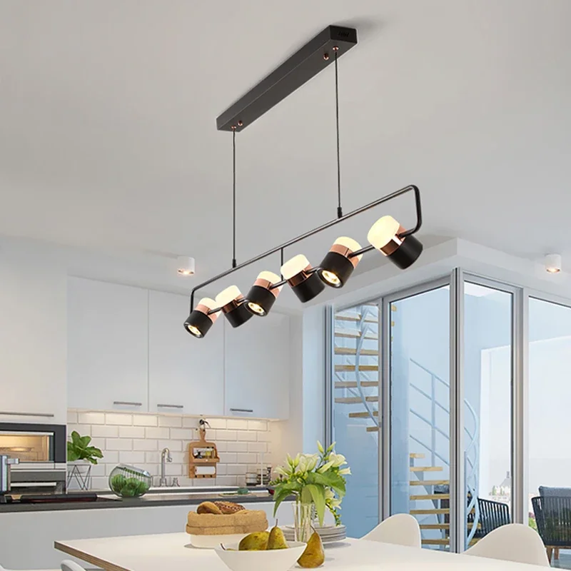 Interior Design Kitchen Modern - โคมไฟเพดานดีไซน์ทันสมัยสำหรับห้องครัว บาร์ เคาน์เตอร์ โต๊ะกาแฟ ตกแต่งสไตล์มินิมอล แสงไฟตกแต่งภายใน