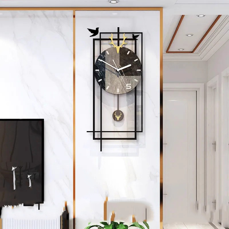 นาฬิกาแขวนผนังดีไซน์สร้างสรรค์ - Interior Design Luxury Living Room บทวิจารณ์และราคา