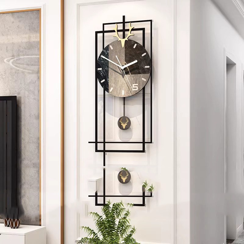 นาฬิกาแขวนผนังดีไซน์สร้างสรรค์ - Interior Design Luxury Living Room บทวิจารณ์และราคา