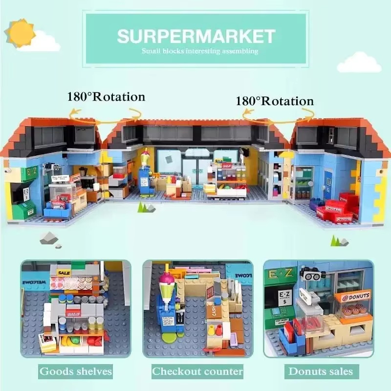 นิวฮัมบูร์ก ซูเปอร์มาร์เก็ต 20 - Interior Design Lego บทวิจารณ์และราคา