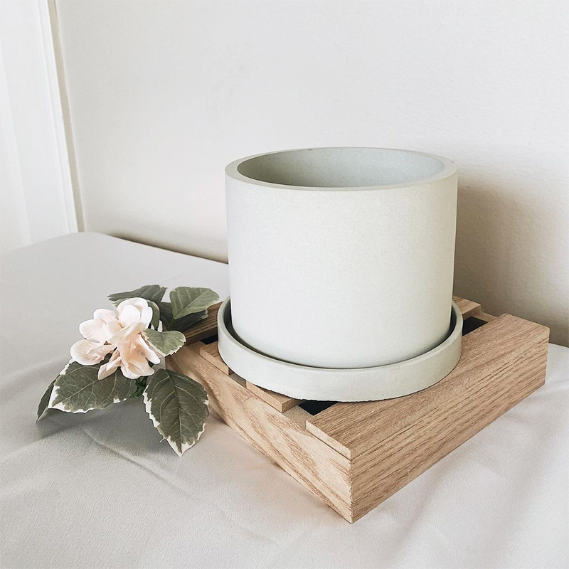 ขนาดใหญ่รอบดอกไม้หม้อแม่พิมพ์ซ - Terrazzo Pot Cement บทวิจารณ์และราคา