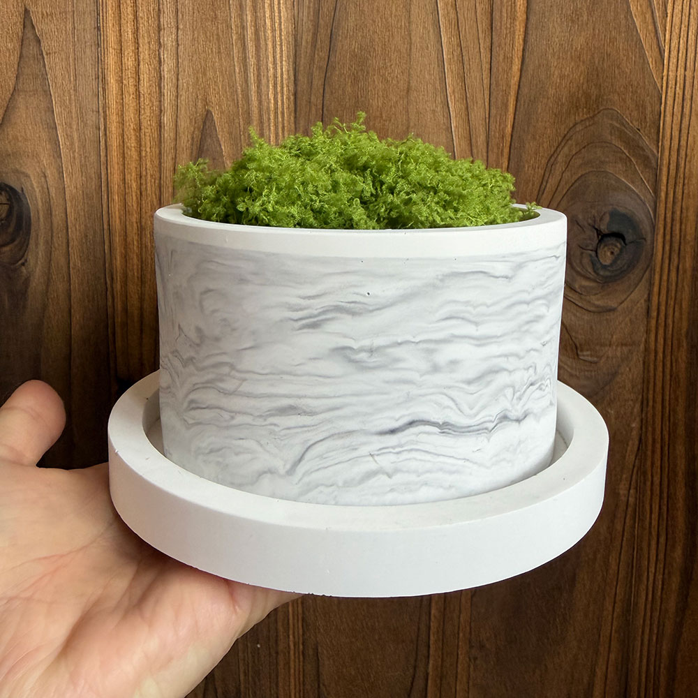 แม่พิมพ์กระถางคอนกรีตขนาดใหญ่  - Terrazzo Pot Cement บทวิจารณ์และราคา
