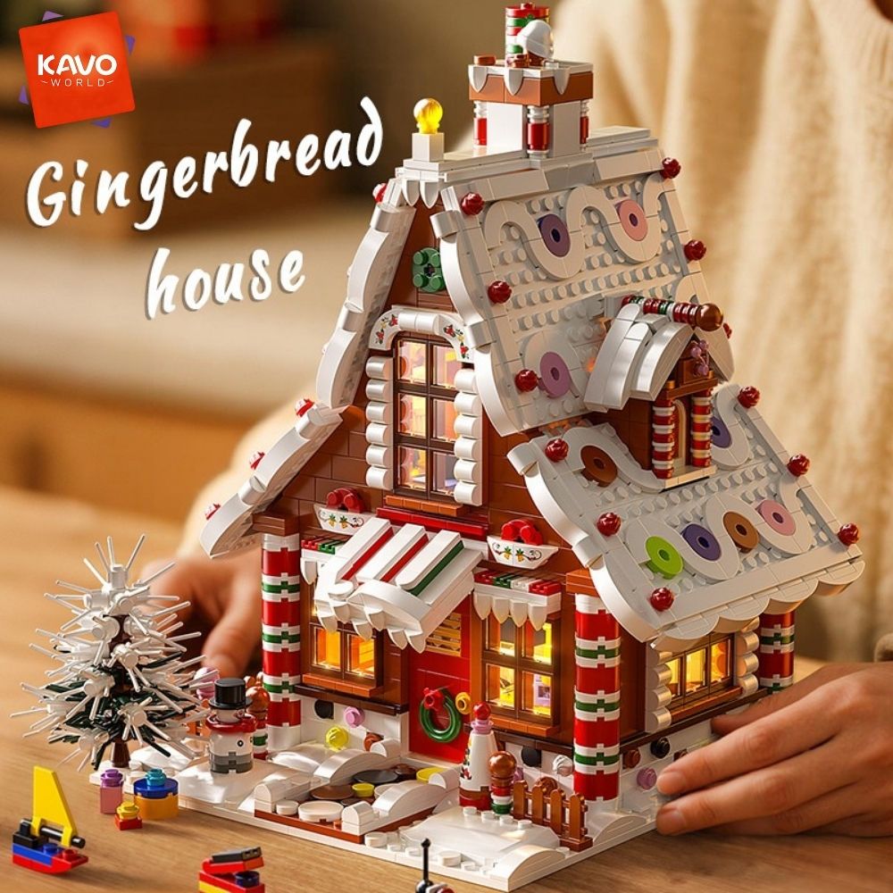 KAVOWORLD ชุดตัวต่อบ้านขนมปังข - Interior Design Lego บทวิจารณ์และราคา
