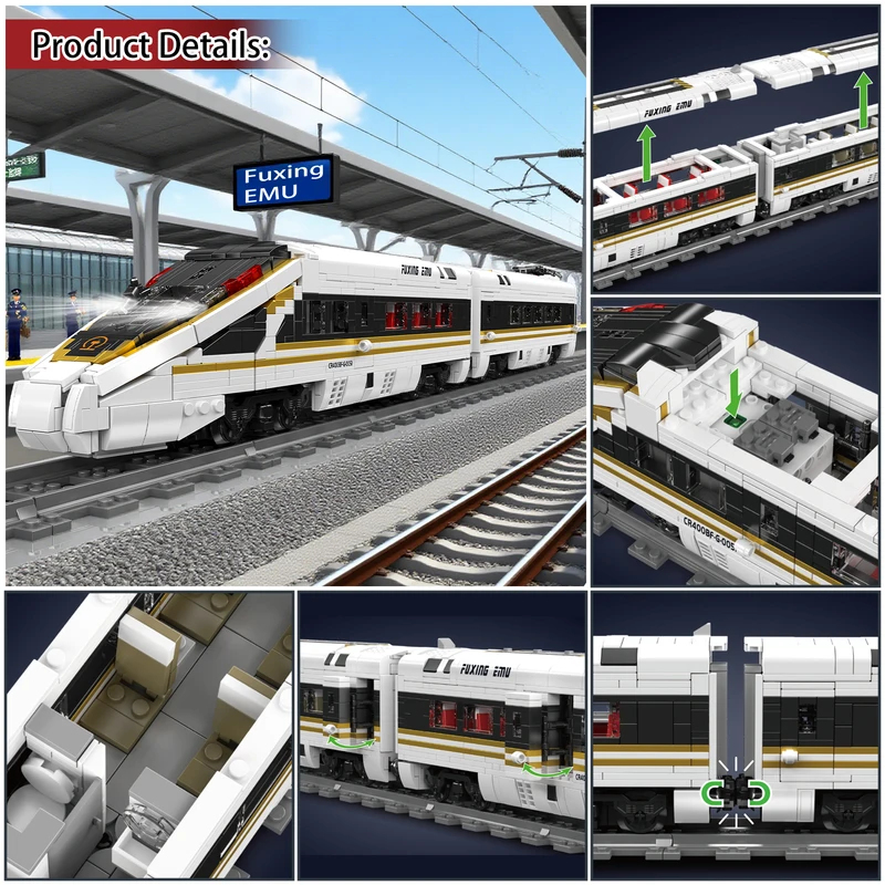 ชุดประกอบรถไฟความเร็วสูง 12015 - Interior Design Lego บทวิจารณ์และราคา