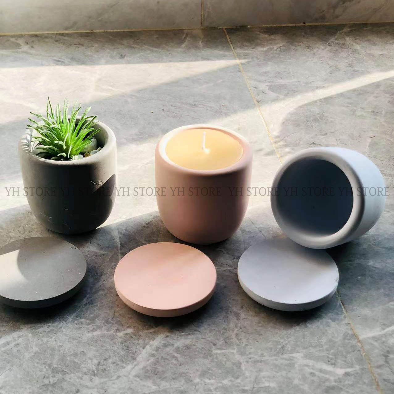 กล่องซีเมนต์แม่พิมพ์ซิลิโคนกระ - Terrazzo Pot Cement บทวิจารณ์และราคา