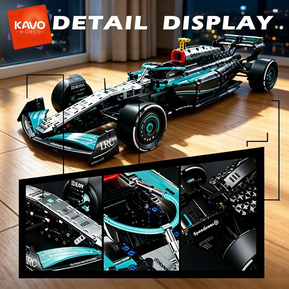 KAVOWORLD ชุดตัวต่อรถแข่งดริฟท - Interior Design Lego บทวิจารณ์และราคา