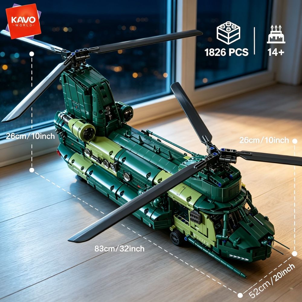 KAVOWORLD ชุดของเล่นประกอบเฮลิ - Interior Design Lego บทวิจารณ์และราคา